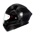 Casque moto intégral en fibre de carbone, fermeture double D, noir 1