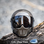 Casque moto intégral à visière sombre, du M au 2XL