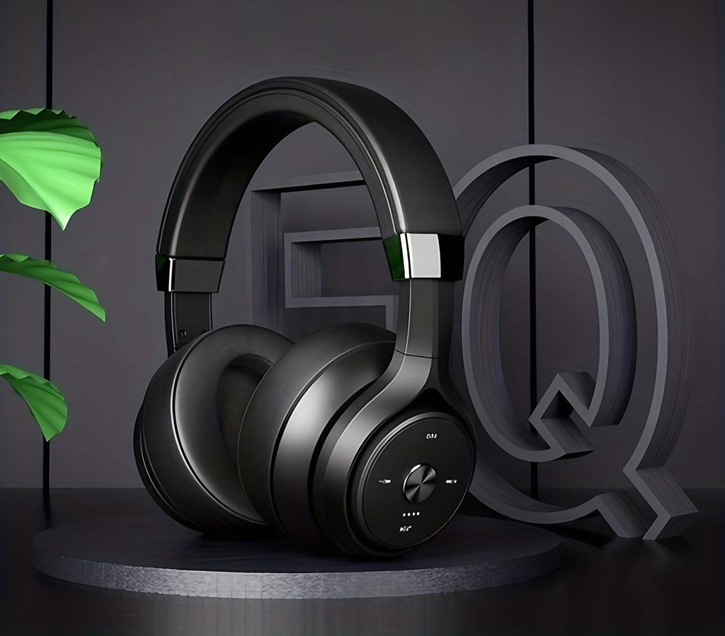 Casque Bluetooth supra-auriculaire pliable, 30 heures d'écoute