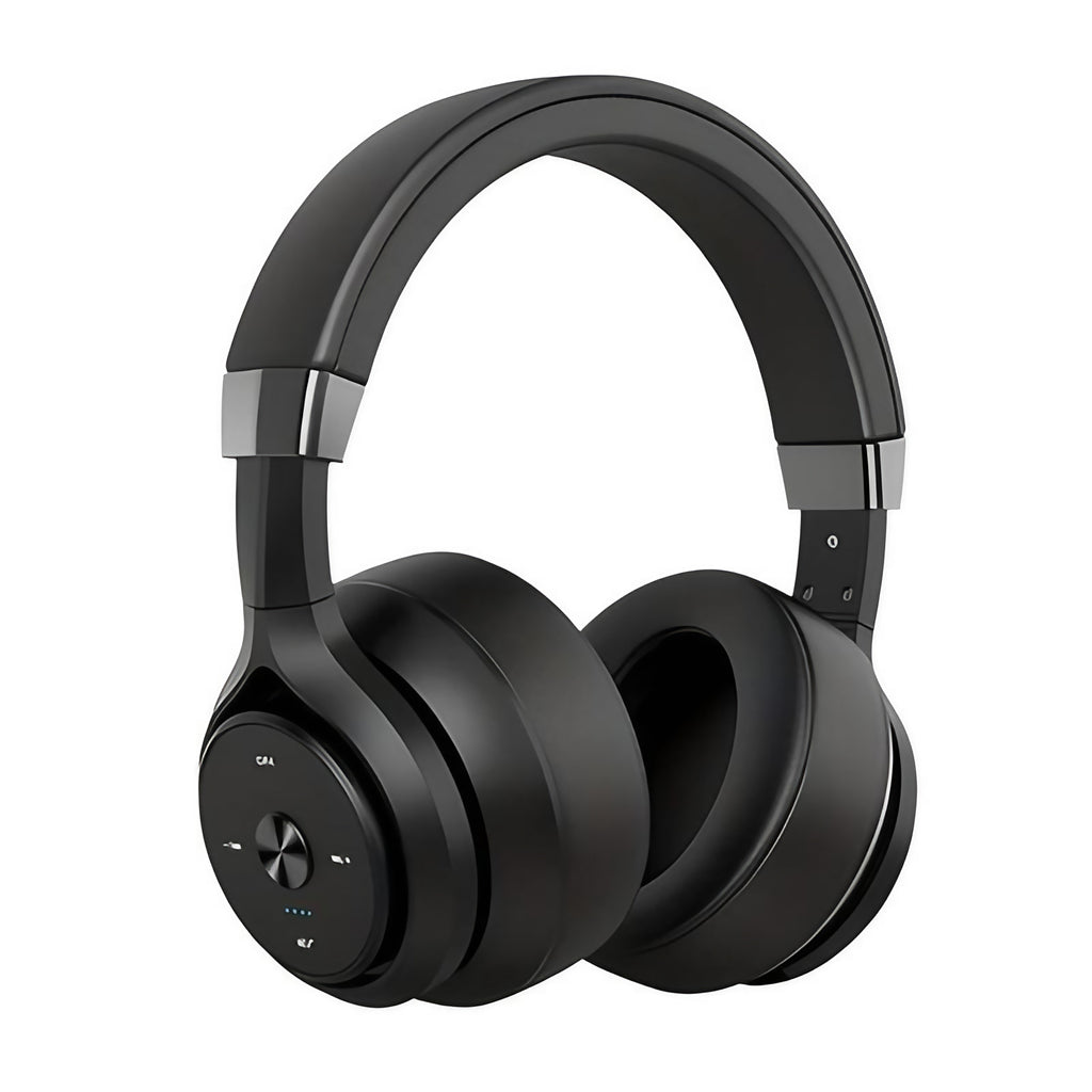 Casque Bluetooth supra-auriculaire pliable, 30 heures d'écoute, noir