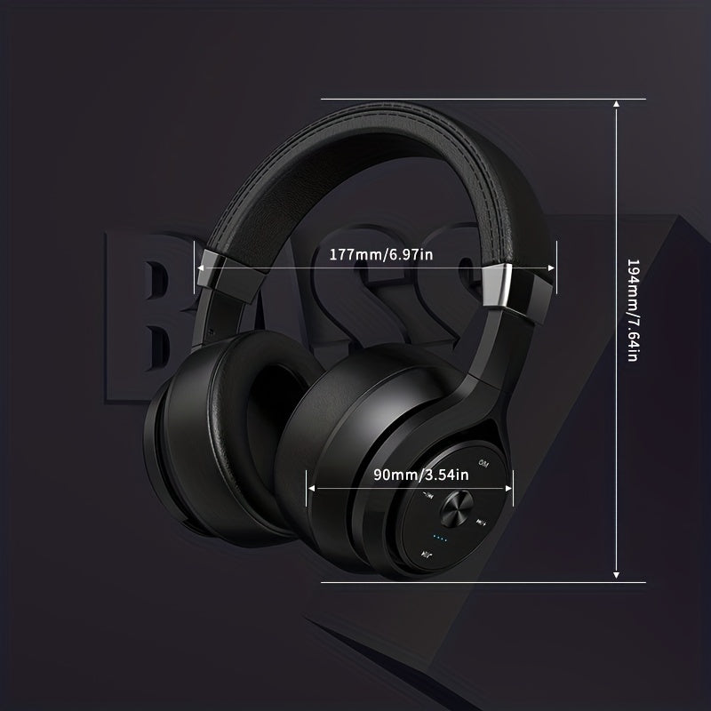 Casque Bluetooth supra-auriculaire pliable, 30 heures d'écoute
