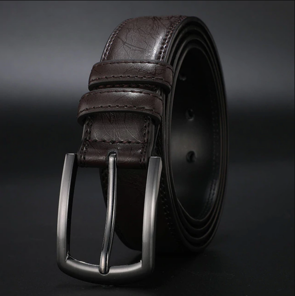 Ceinture homme classique, trois longueurs, noir ou marron, marron foncé