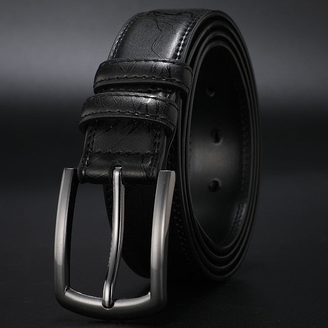 Ceinture homme classique, trois longueurs, noir ou marron, noir