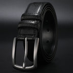 Ceinture homme classique, trois longueurs, noir ou marron, noir