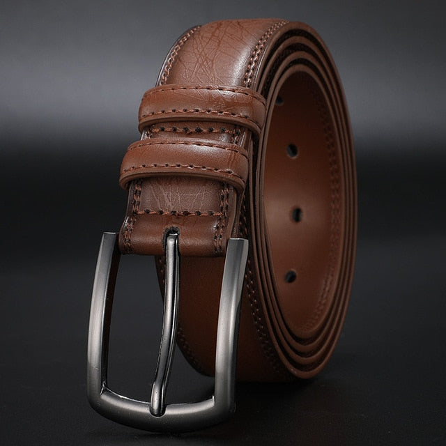 Ceinture homme classique, trois longueurs, noir ou marron, marron clair