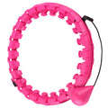 Cerceau de fitness lesté et rembourré, démontable, rose ou bleu, rose