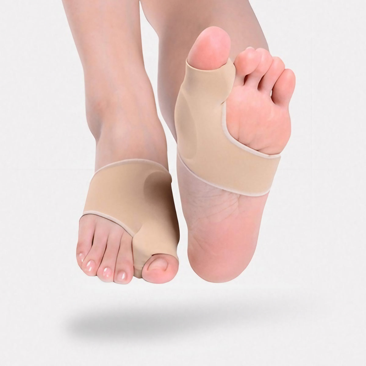 Chaussette d'alignement des orteils, coloris kaki, kaki