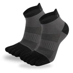 Chaussettes à cinq doigts unies et antidérapantes, pour le yoga