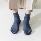 Chaussettes à cinq doigts en coton, femme et homme