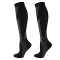 Chaussettes de compression respirantes, six coloris, trois tailles, noir