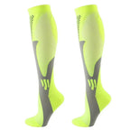 Chaussettes de compression respirantes, six coloris, trois tailles, vert