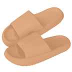Chaussons femme à doublure douce, semelle antidérapante, beige