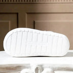 Chaussons femme d'hiver fourrés, dessus matelassé effet daim