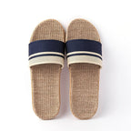 Chaussons d'été femme ouverts, semelle légère, cinq coloris, bleu marine