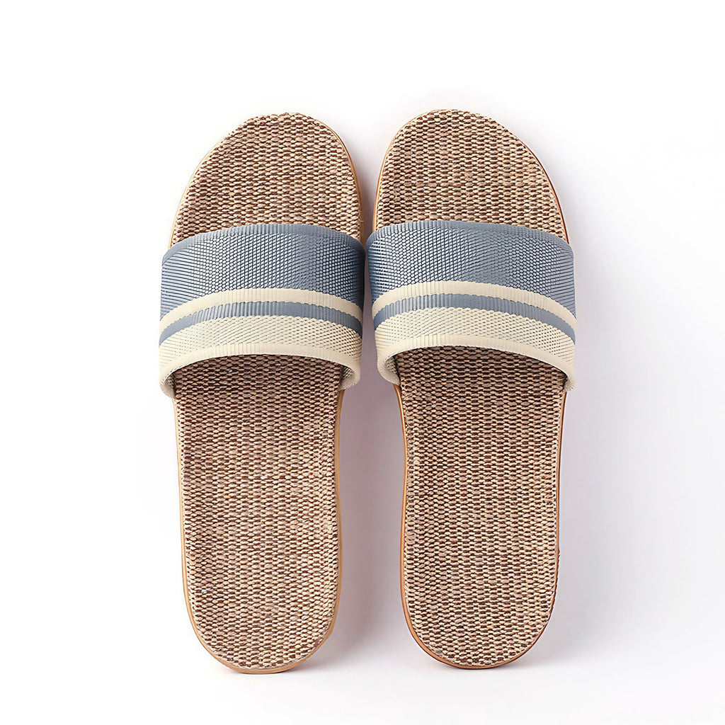 Chaussons d'été femme ouverts, semelle légère, cinq coloris, gris argent