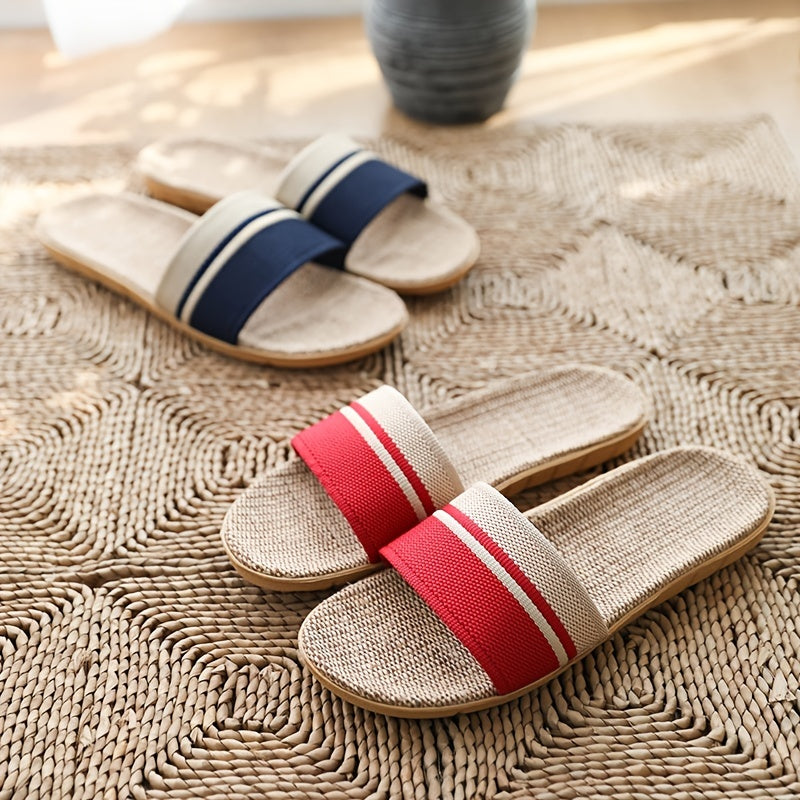 Chaussons d'été femme ouverts, semelle légère, cinq coloris