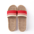 Chaussons d'été femme ouverts, semelle légère, cinq coloris, rouge