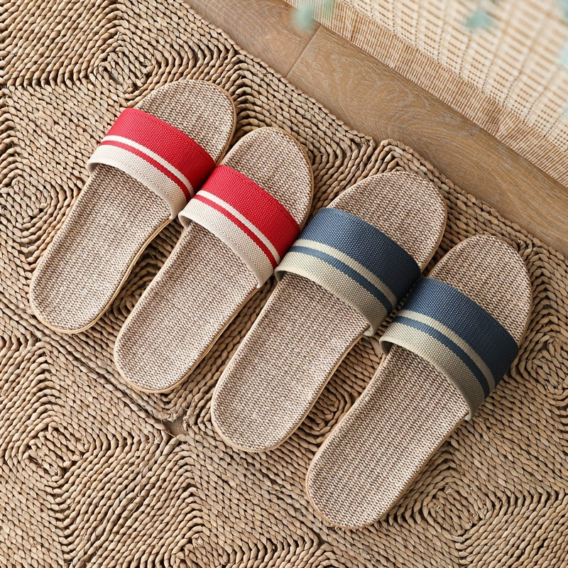 Chaussons d'été femme ouverts, semelle légère, cinq coloris