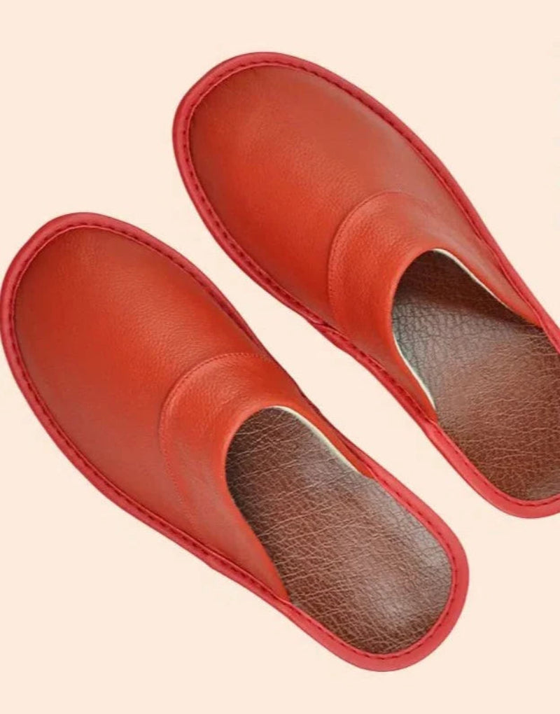 Chaussons d'intérieur à doublure chaude, semelle antidérapante