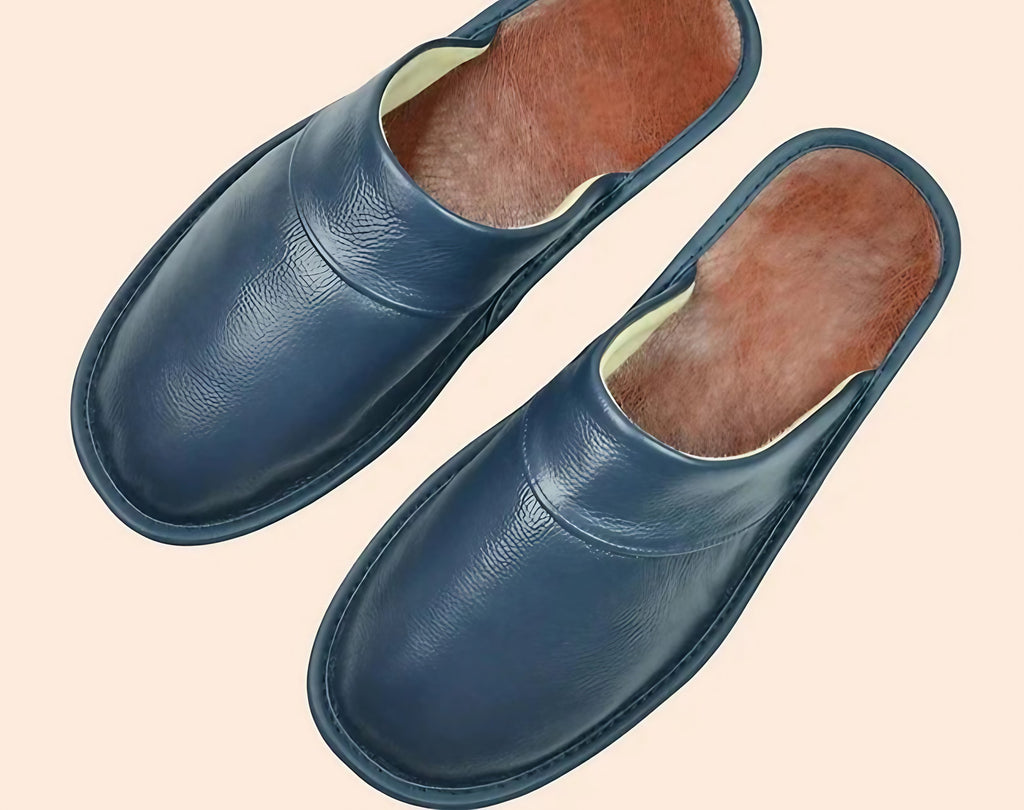 Chaussons femme ouverts à l'arrière, neuf coloris, 36 au 45, bleu