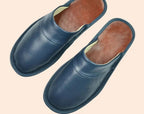Chaussons femme ouverts à l'arrière, neuf coloris, 36 au 45, bleu