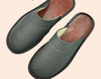 Chaussons femme ouverts à l'arrière, neuf coloris, 36 au 45, gris