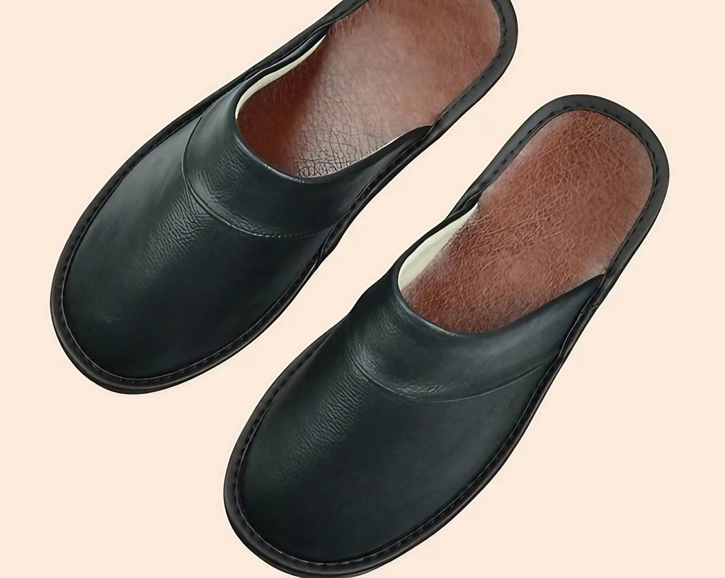 Chaussons femme ouverts à l'arrière, neuf coloris, 36 au 45, noir