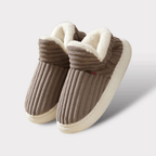 Chaussons femme à doublure douce, semelle antidérapante