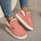 Chaussons femme à doublure douce, semelle antidérapante