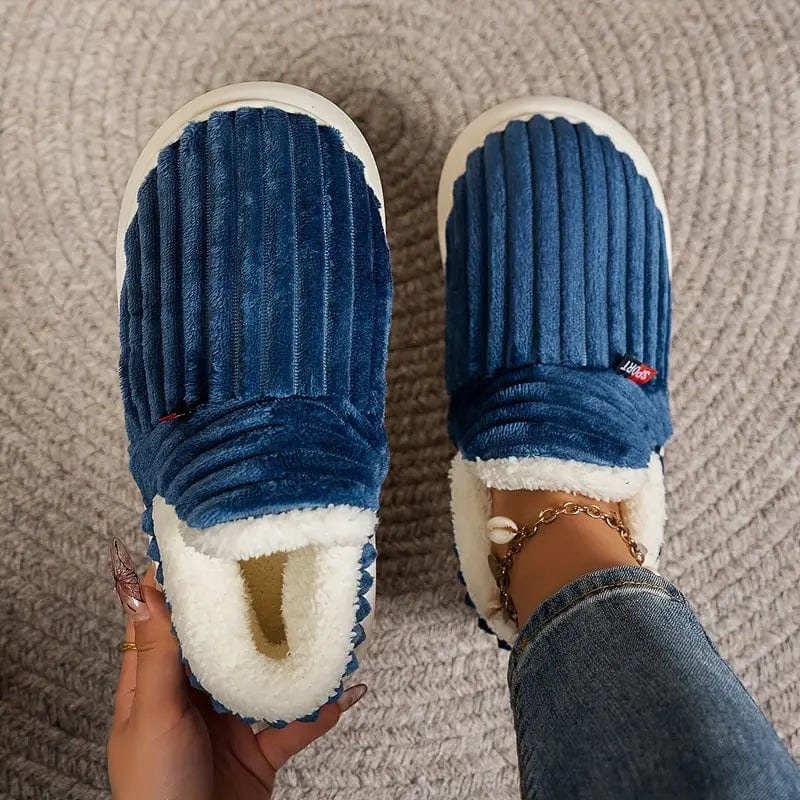 Chaussons femme à doublure douce, semelle antidérapante