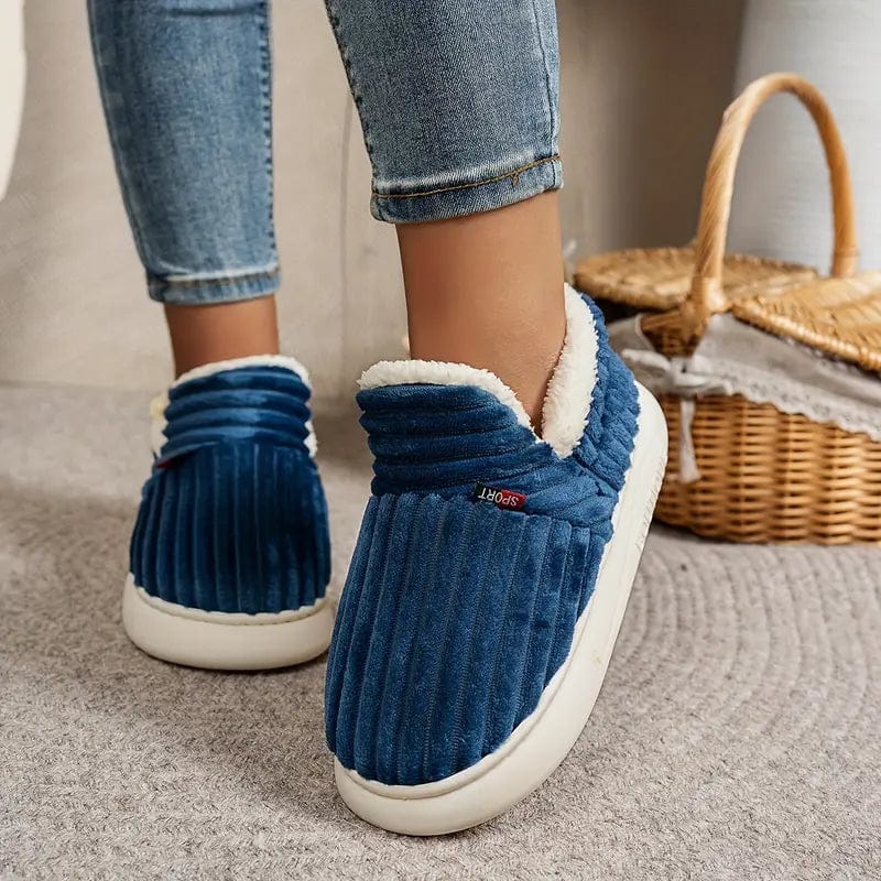 Chaussons femme à doublure douce, semelle antidérapante