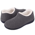 Chaussons femme à mousse à mémoire de forme, doublure chaude, gris