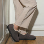 Chaussons femme à mousse à mémoire de forme, doublure chaude