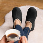 Chaussons femme à mousse à mémoire de forme, doublure chaude