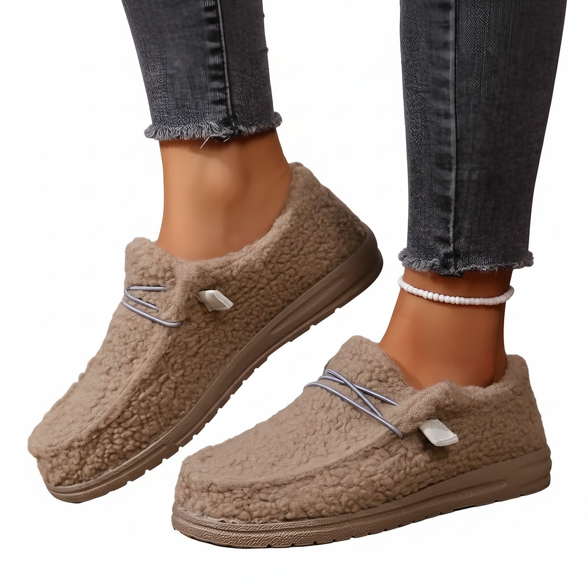 Chaussons femme chauds pour l'intérieur et l'extérieur, six coloris