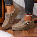 Chaussons femme chauds pour l'intérieur et l'extérieur, six coloris, kaki