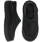 Chaussons montants homme, semelle antidérapante, cinq coloris, noir