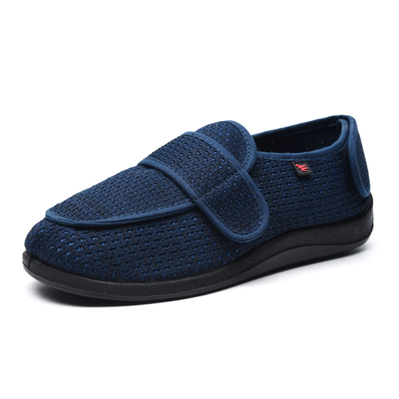 Chaussons orthopédiques à sangles réglables, du 35 au 48, bleu
