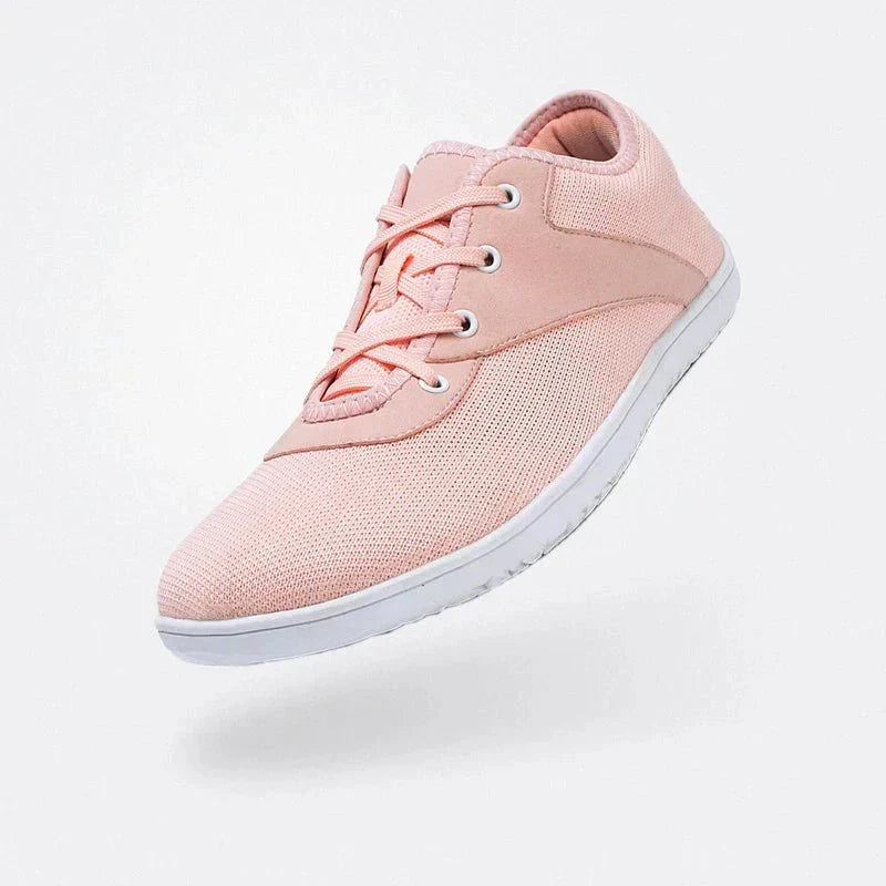 Chaussures anatomiques femme, semelle intérieure amortissante, rose
