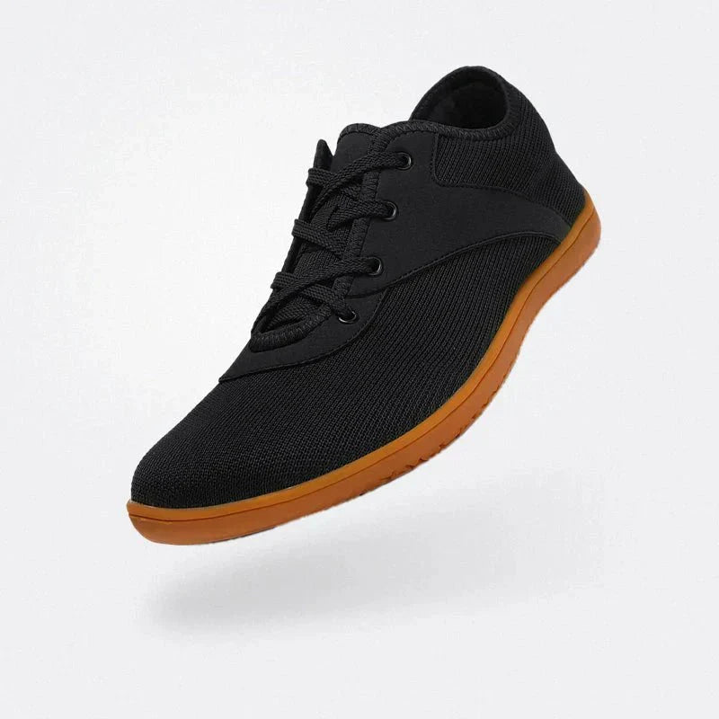 Chaussures anatomiques femme, semelle intérieure amortissante, noir