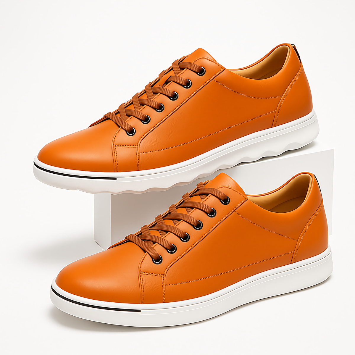 Chaussures basses homme, semelle antidérapante, cinq coloris, marron