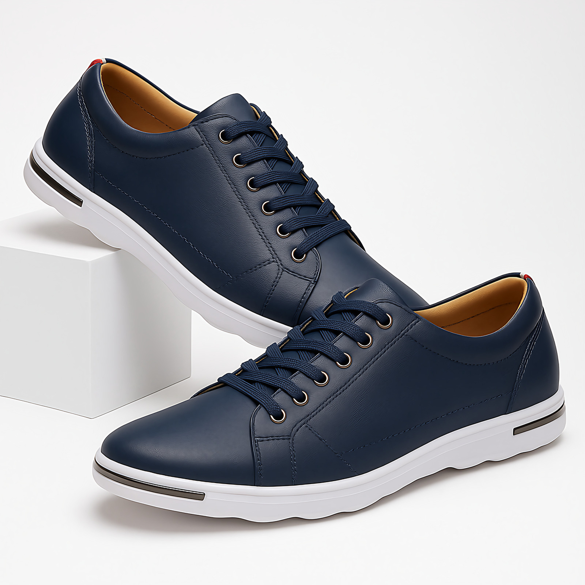 Chaussures basses homme, semelle antidérapante, cinq coloris, bleu