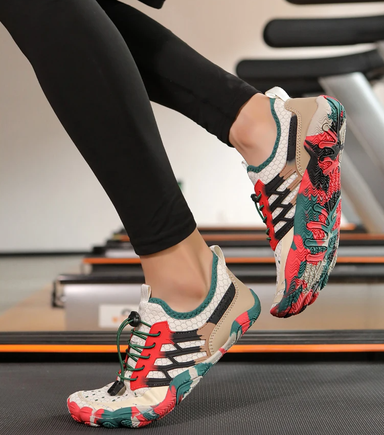 Chaussures aquatiques de randonnée mixtes à lacets, séchage rapide