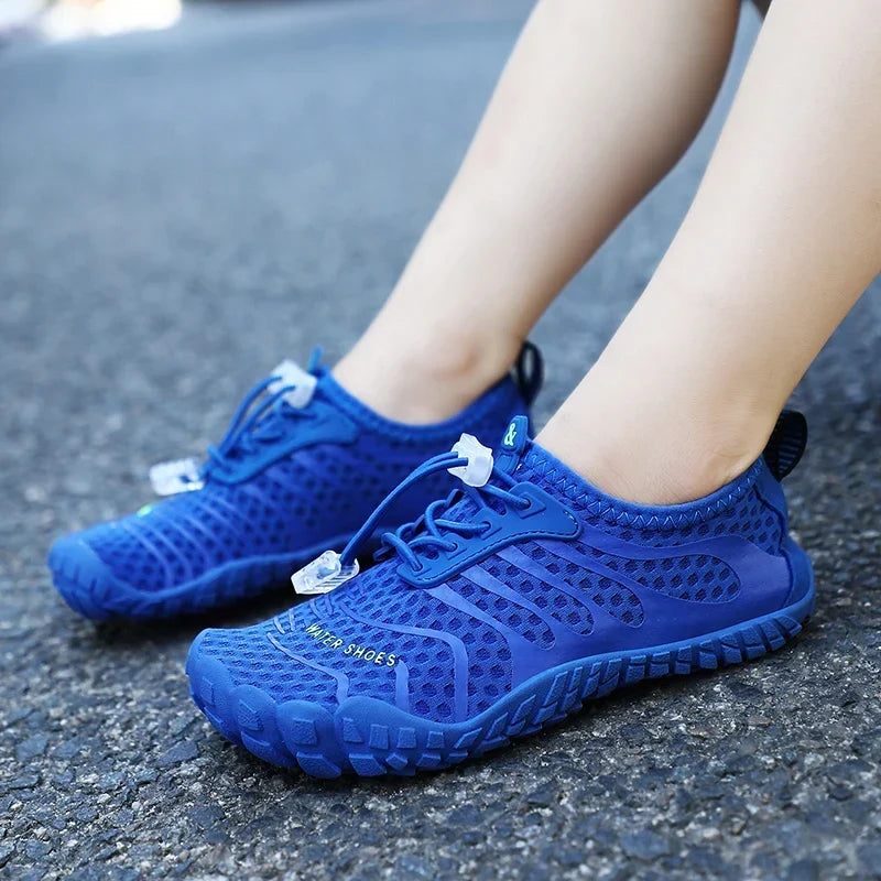 Chaussures d'eau enfant pour plage et piscine, du 29 au 38, bleu