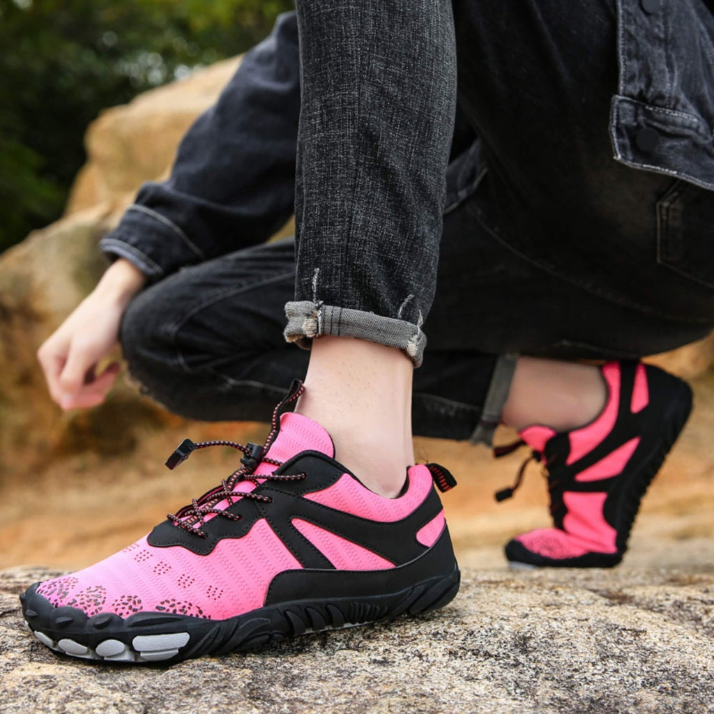 Chaussures aquatiques pieds nus mixtes, semelle souple antidérapante