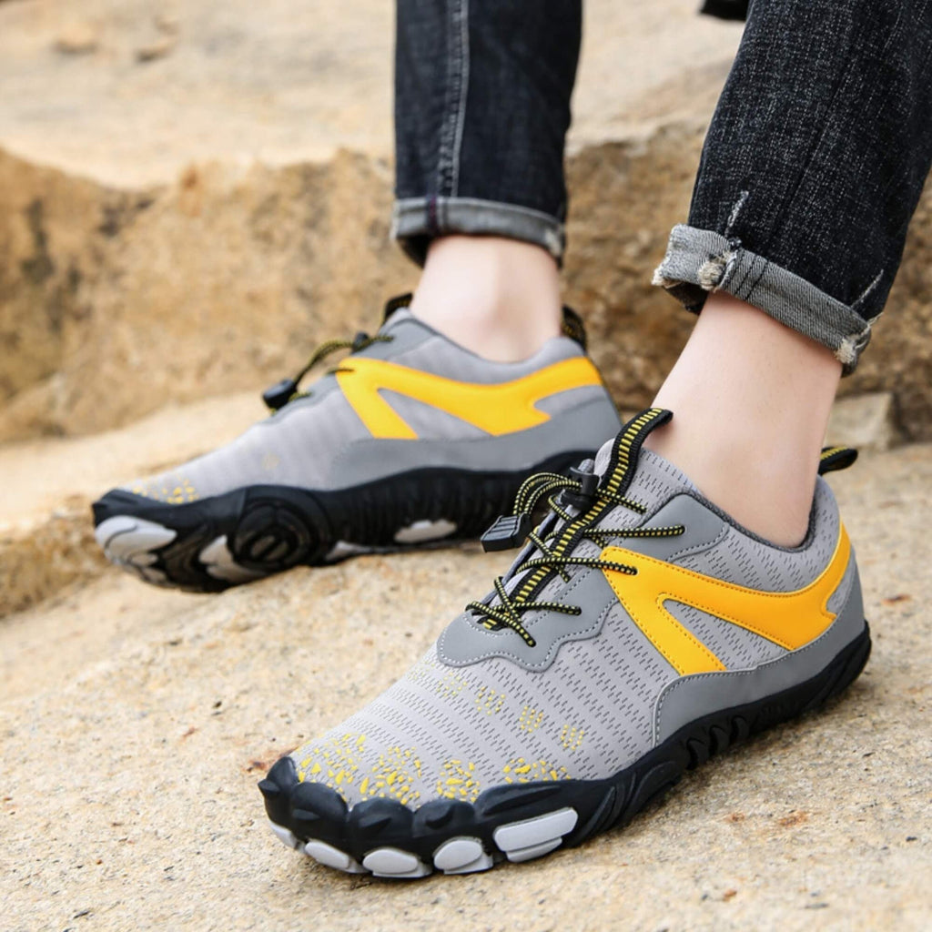 Chaussures aquatiques pieds nus mixtes, semelle souple antidérapante