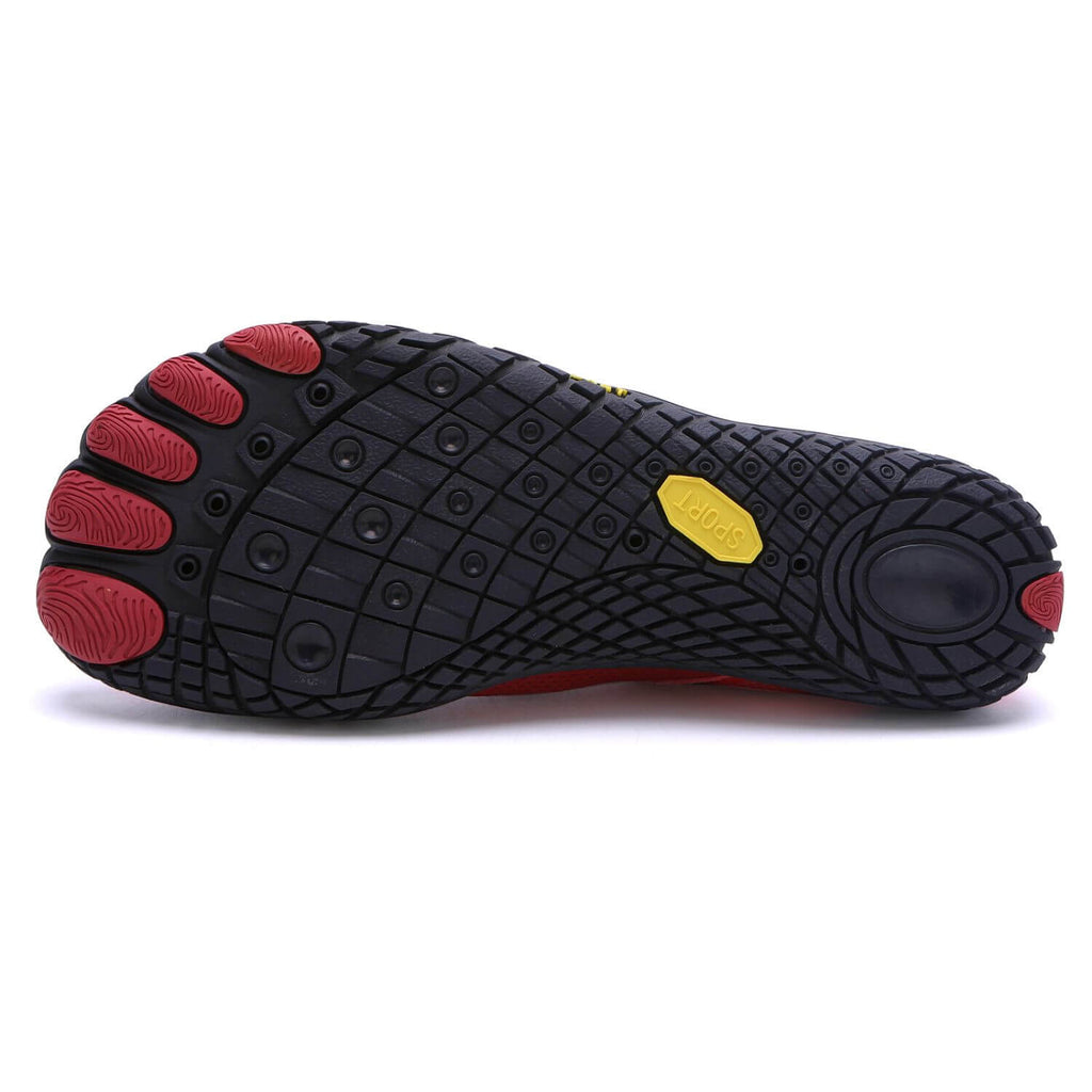 Chaussures aquatiques pieds nus unisexe, bout large