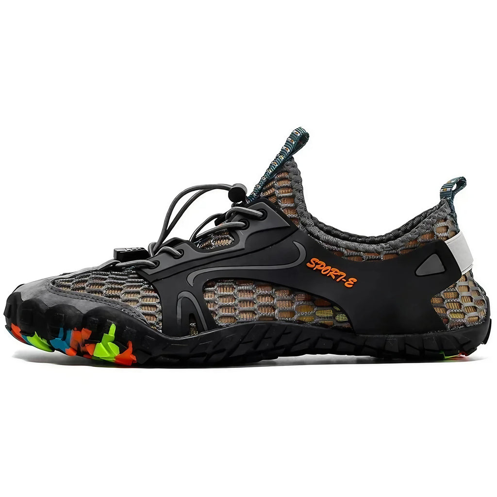 Chaussures aquatiques mixtes à séchage rapide, semelle antidérapante, gris