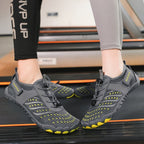 Chaussures aquatiques unisexes à lacets, œillets de drainage
