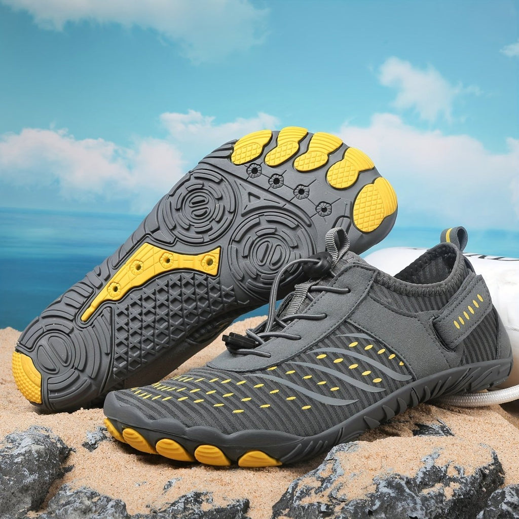 Chaussures aquatiques unisexes à lacets, œillets de drainage